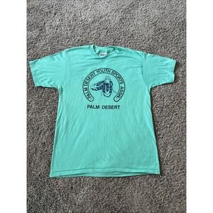 Vintage Hanes Green Size Large T Tee Shirt Single Stitch Nike Running Shoes